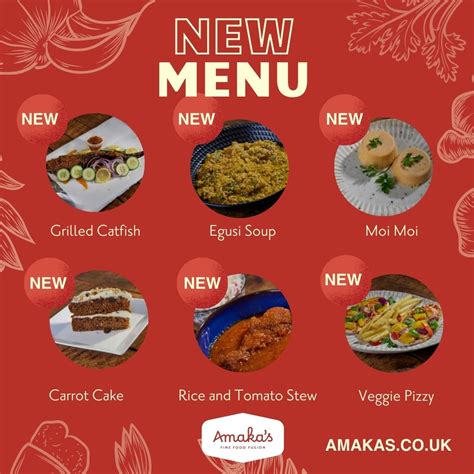 OUR NEW UPDATED MENU WITH NEW .